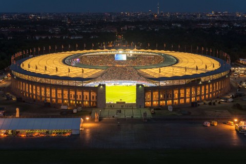 Im Olympiastadion von Berlin wird am 14. Juli 2024 das EM-Finale stattfinden. Foto: imago sportfotodienst