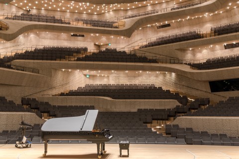 Der große Saal der Elbphilharmonie sieht nicht nur spektakulär aus. Er ist vor allem für seine glasklare Akustik bekannt. Foto: Adobe Stock