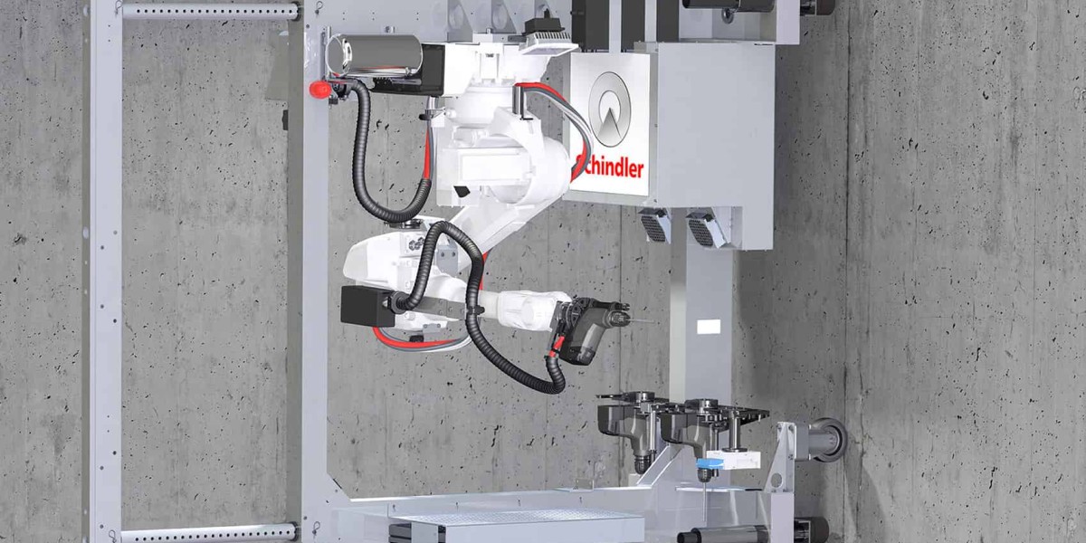 Ein Schindler R.I.S.E.-Roboter im Einsatz. © Schindler